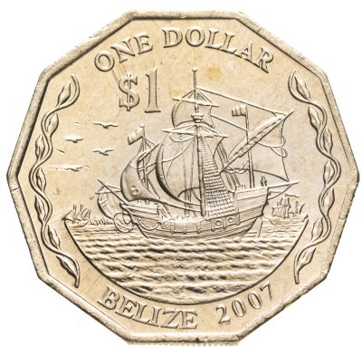 купить Белиз 1 доллар (dollar) 2007