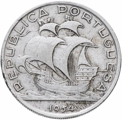 купить Португалия 10 эскудо (escudos) 1954