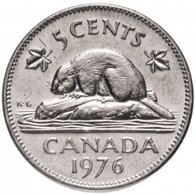 купить Канада 5 центов (cents) 1965-1981, случайная дата