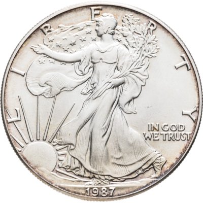 купить США 1 доллар (dollar) 1987 Американский серебряный орёл Без отметки монетного двора
