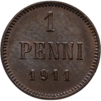 купить 1 пенни (penni) 1911 Российская Финляндия