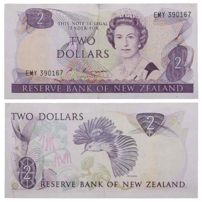 купить Новая Зеландия 2 доллара 1981-1985
