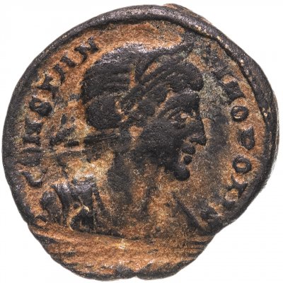 купить Римская империя, Констанций II, 337-361 годы, Нуммий. г. Константинополь. Юбилейная