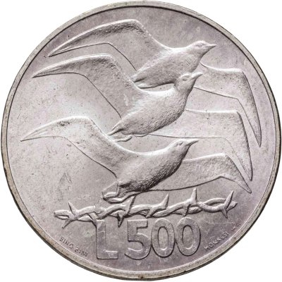 купить Сан-Марино 500 лир (lire) 1975 "Любовь у животных"
