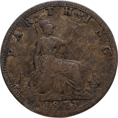 купить Великобритания 1 фартинг (farthing) 1873