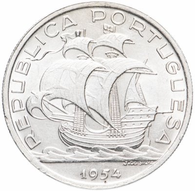 купить Португалия 10 эскудо (escudos) 1954