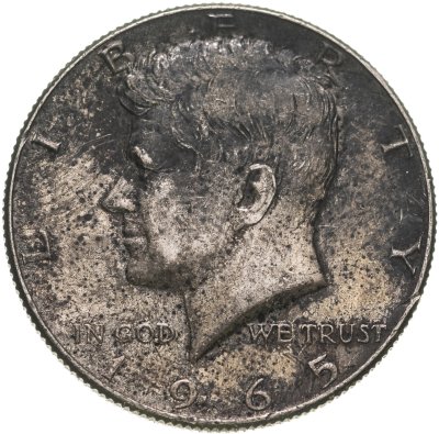 купить США 50 центов (1/2 доллара, half dollar) 1965 "Kennedy Half Dollar (Кеннеди)"