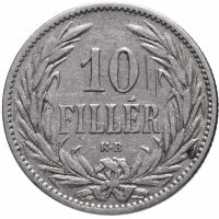 Купить Венгрия 10 филлеров (filler) 1894