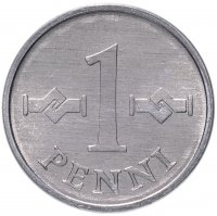 Купить Финляндия 1 пенни (penny) 1972