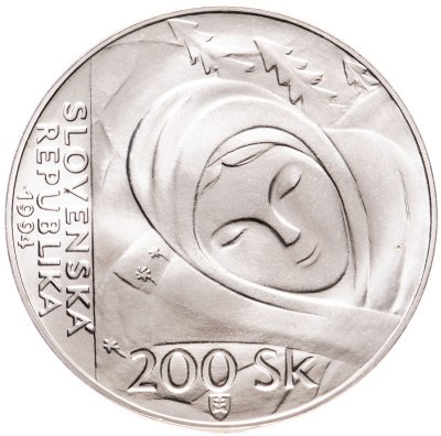купить Словакия 200 крон 1994 "100 лет Янко Алекси"