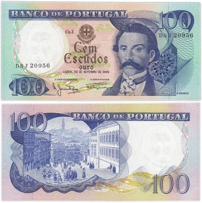 купить Португалия 100 эскудо 1965 год Pick 169a(1)