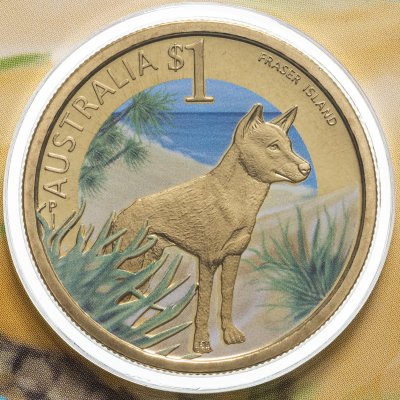 купить Австралия 1 доллар 2012 "Юбилей Австралии - Остров Фрейзера"