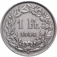 купить Швейцария 1 франк 1944