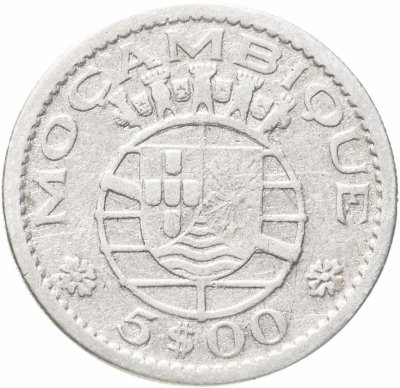 купить Португальский Мозамбик 5 эскудо (escudos) 1960