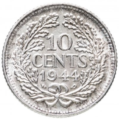 купить Нидерланды 10 центов (cents) 1944 Знак монетного двора: "P" - Филадельфия