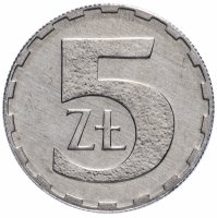 купить Польша 5 злотых (zlotych) 1990