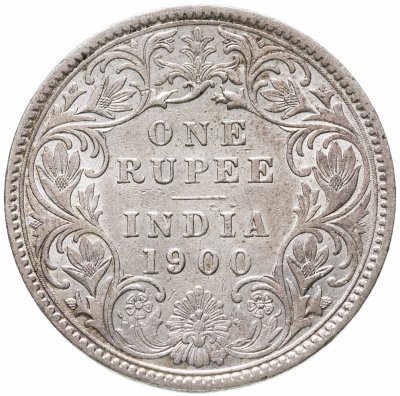 купить Британская Индия 1 рупия (rupee) 1900