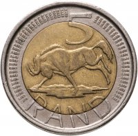 купить ЮАР 5 рандов (рэндов, rand) 2004