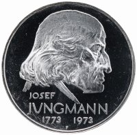 Купить Чехословакия 50 крон (korun) 1973 "200 лет со дня рождения Йозефа Юнгмана"