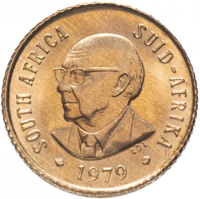 купить ЮАР 1/2 цента (cent) 1979 "Окончание президентства Николааса Дидерихса"