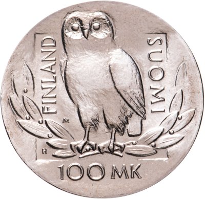 купить Финляндия 100 марок (markkaa) 1990 "350 лет Хельсинкскому университету"