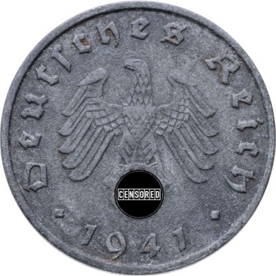 купить Германия, Третий рейх 10 рейхс пфеннигов (reichspfennig) 1941 двор В