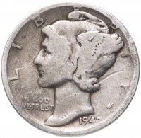 Купить США 10 центов 1942