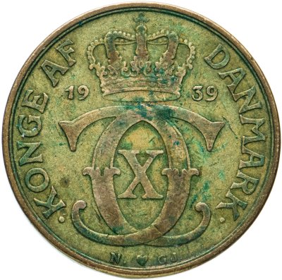 купить Дания 2 кроны (kroner) 1939