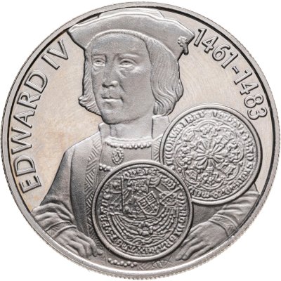 купить Фолклендские острова 50 пенсов (pence) 2001 "История монет Великобритании -Эдуард IV"