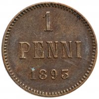 Купить 1 пенни (penni) 1893