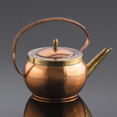 купить Чайник заварочный с плетеной ручкой, медь, Россия, 2010-2021 гг.