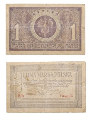 купить Польша 1 марка 1919