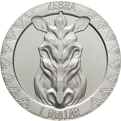 купить Сьерра-Леоне 1 доллар 2022 Зебра