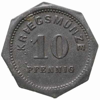 купить Германия (Бенсхайм) нотгельд 10 пфеннигов 1917