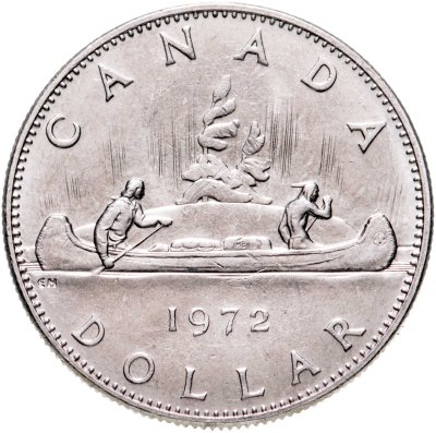 купить Канада 1 доллар (dollar) 1972 "Каноэ"