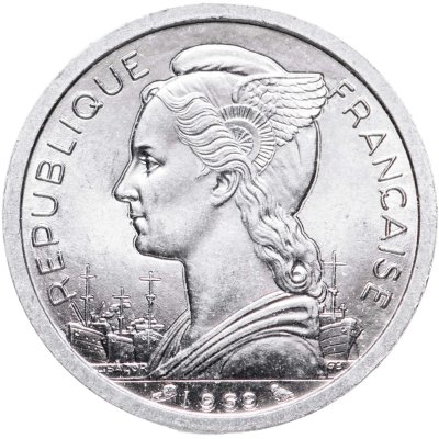 купить Реюньон 2 франка 1969