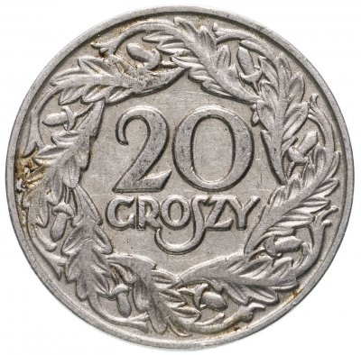купить Польша 20 грошей (groszy) 1923