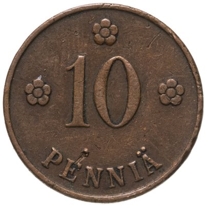 купить Финляндия 10 пенни (pennia) 1922
