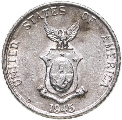 купить Филиппины 10 сентаво (centavos) 1945