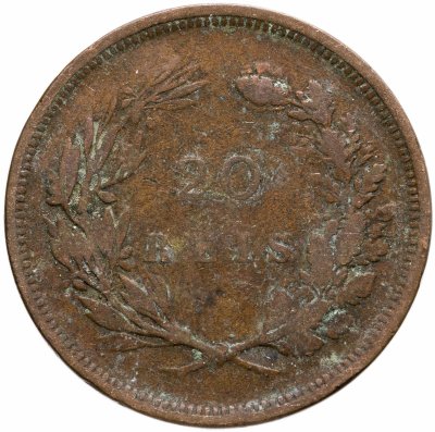 купить Португалия 20 рейс (reis) 1891
