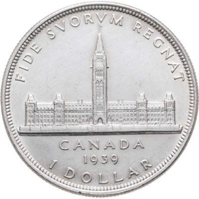 купить Канада 1 доллар (dollar) 1939 "Королевский визит в Оттаву"