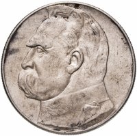 купить Польша 10 злотых (zlotych) 1935 Пилсудский