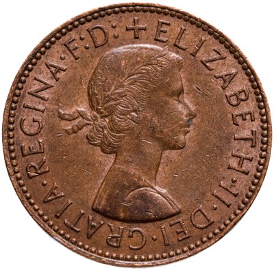 купить Великобритания 1/2 пенни (penny) 1967