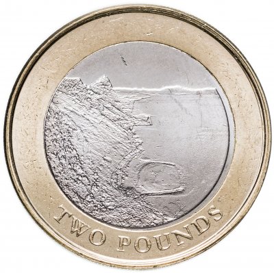 купить Гибралтар 2 фунта (pounds) 2020