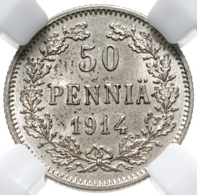 купить 50 пенни (pennia) 1914 S в слабе ННР MS61