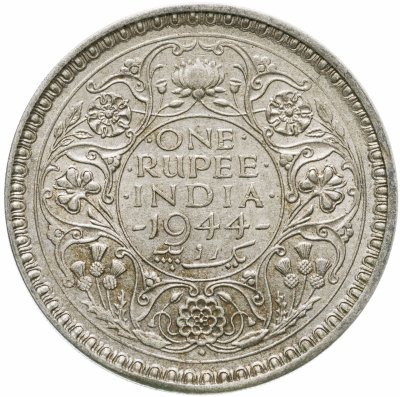 купить Индия (Британская) 1 рупия (rupee) 1944