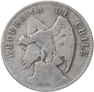 купить Чили 20 сентаво (centavos) 1913