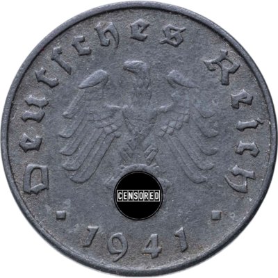 купить Германия, Третий рейх 10 рейхс пфеннигов (reichspfennig) 1941 двор D
