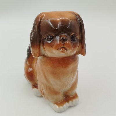 купить Статуэтка "Пекинес", скульптор П.П. Веселов, фарфор, роспись, Ленинградский фарфоровый завод (ЛФЗ), СССР, 1970-1986 гг.