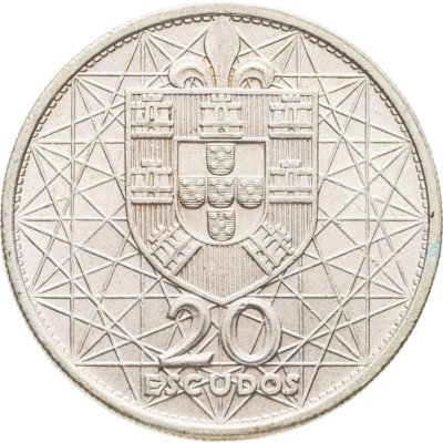 купить Португалия 20 эскудо (escudos) 1966 Открытие моста Антониу Салазара